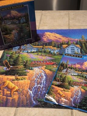Dowdle National Parks Series Mount Rainier Scenic 500 Piece Puzzle